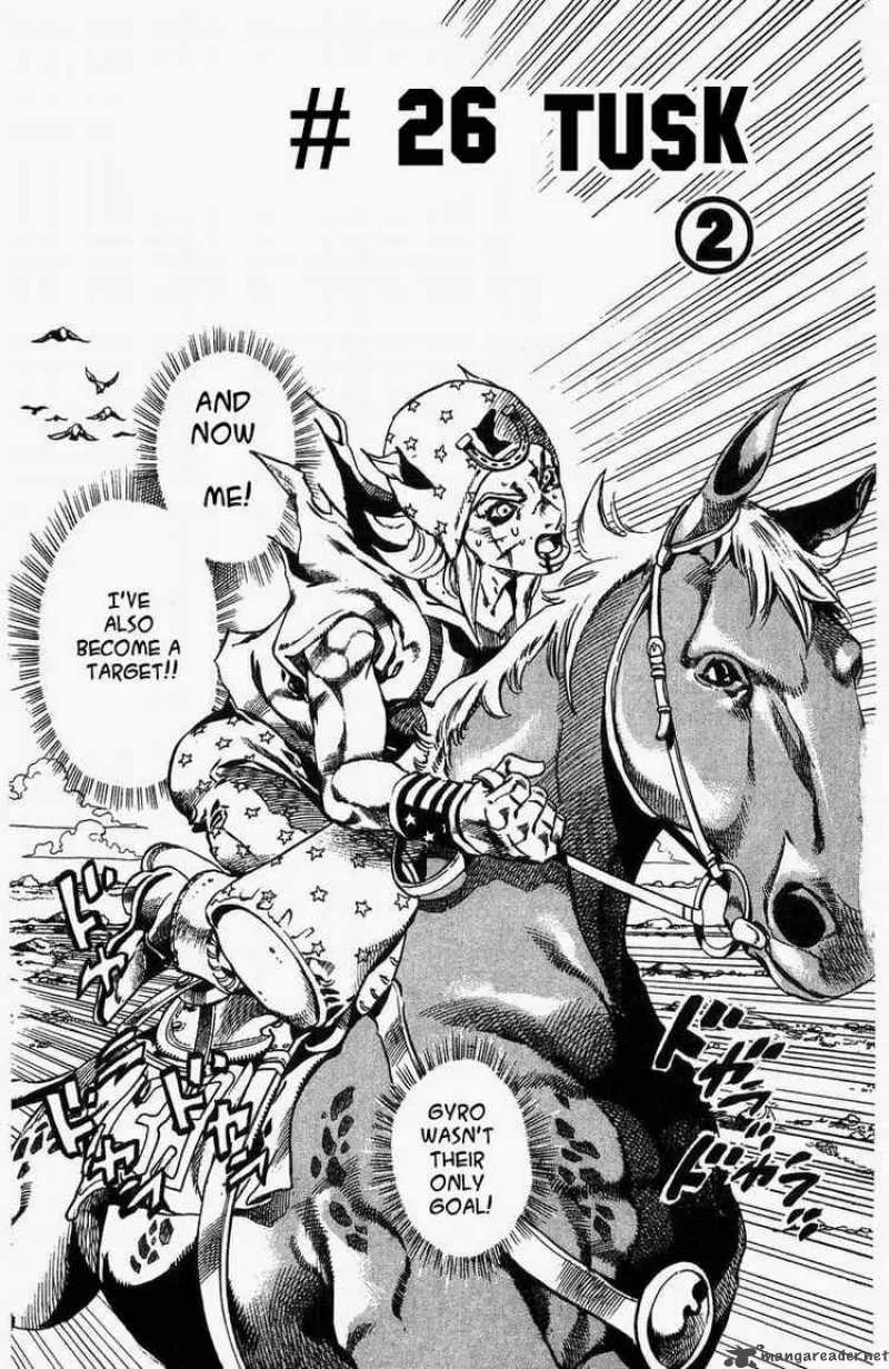 JoJos Bizarre Adventure - Steel Ball Run Chapter 26 page 1