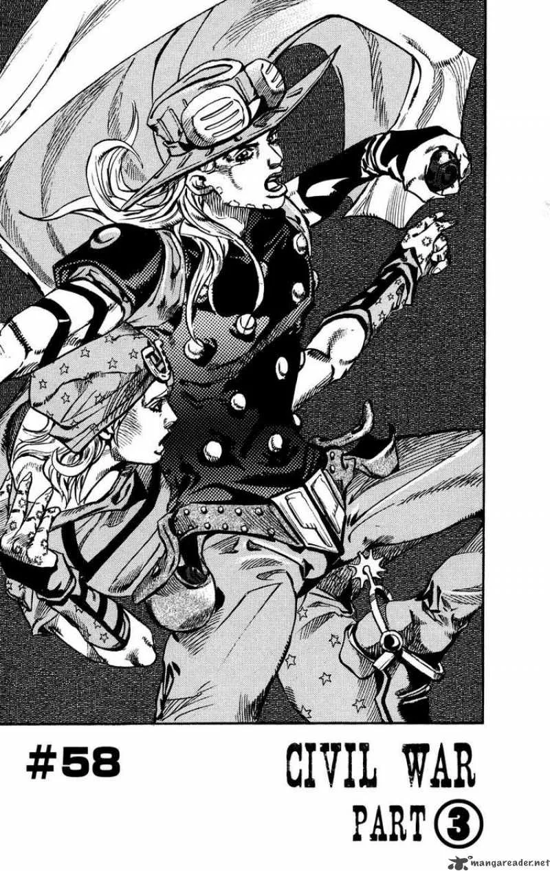 JoJos Bizarre Adventure - Steel Ball Run Chapter 58 page 1