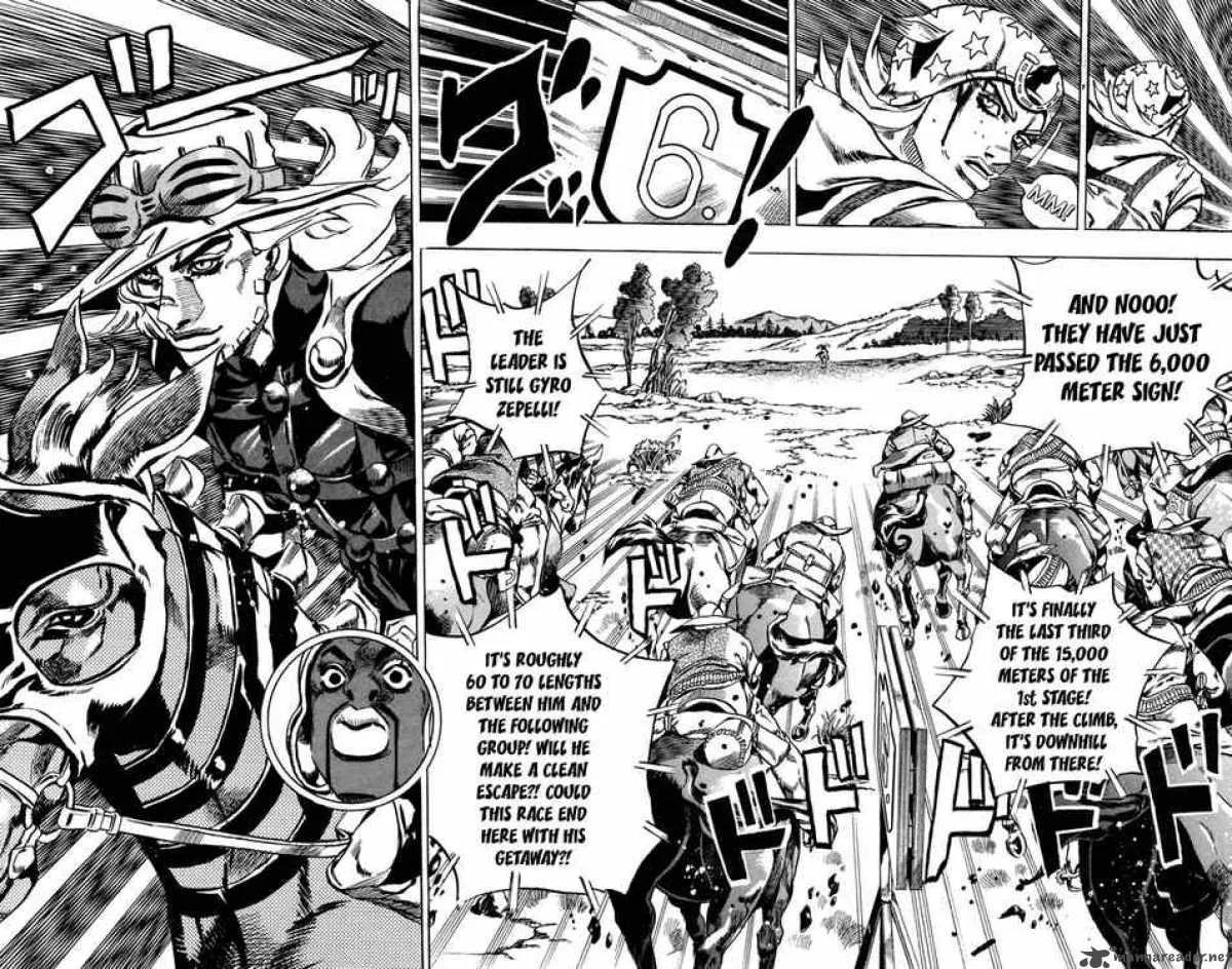 JoJos Bizarre Adventure - Steel Ball Run Chapter 7 page 14