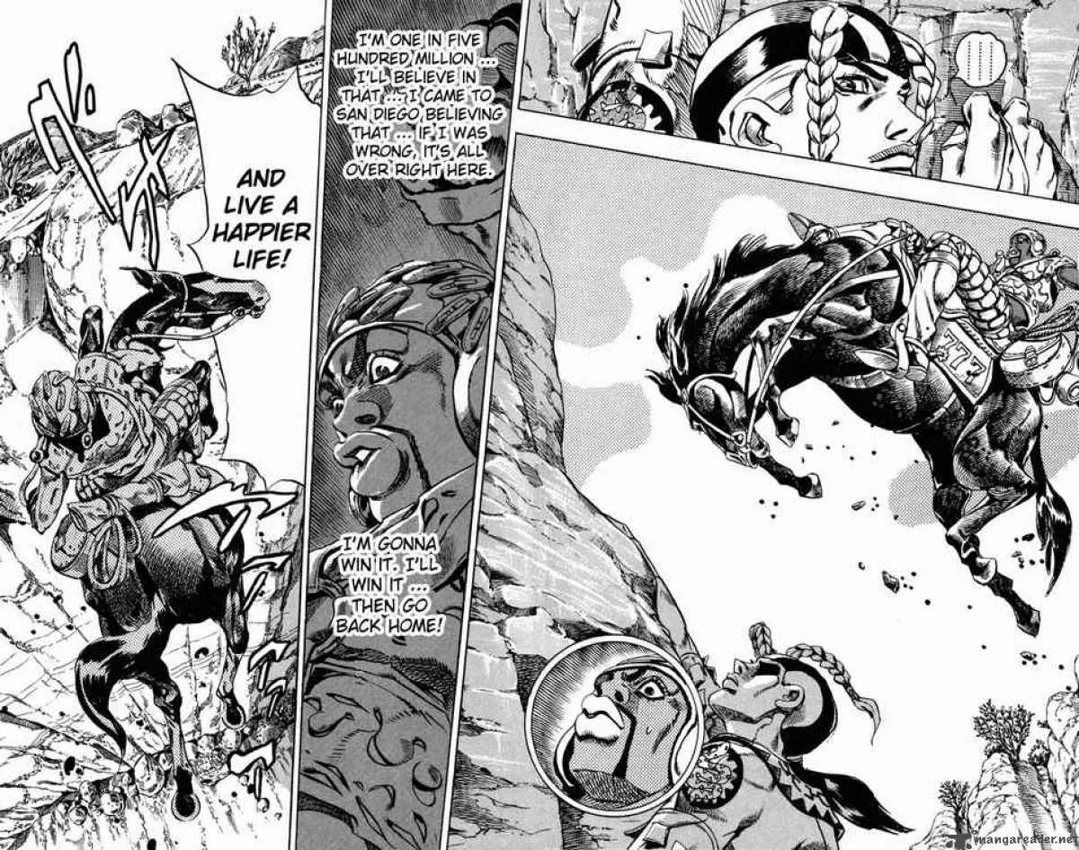 JoJos Bizarre Adventure - Steel Ball Run Chapter 7 page 9