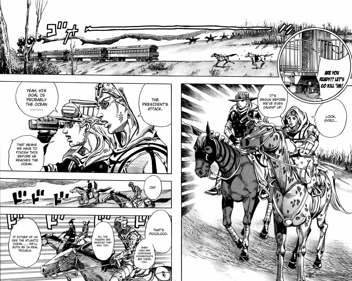 JoJos Bizarre Adventure - Steel Ball Run Chapter 74 page 47