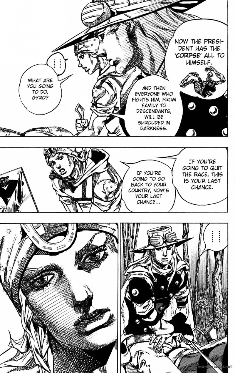 JoJos Bizarre Adventure - Steel Ball Run Chapter 76 page 13