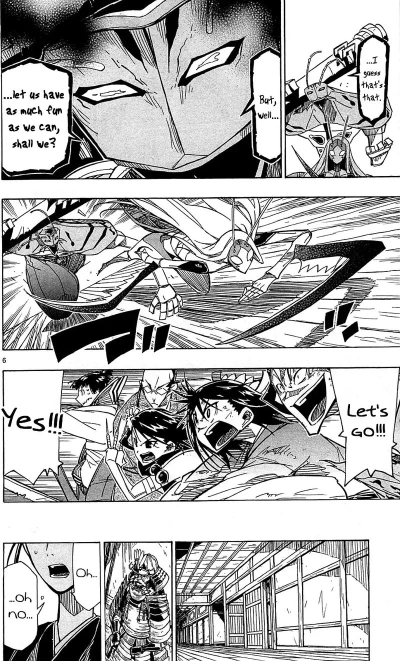 Joujuu Senjin!! Mushibugyo Chapter 102 page 6