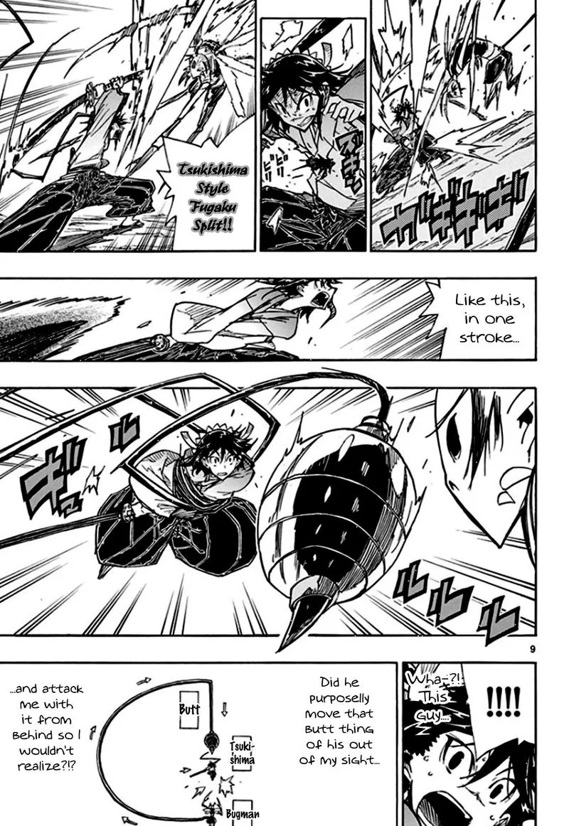 Joujuu Senjin!! Mushibugyo Chapter 128 page 9