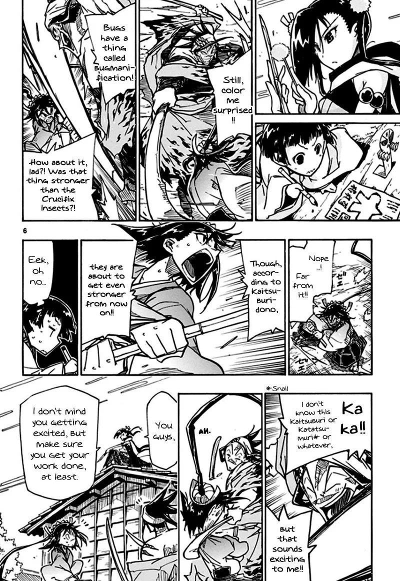 Joujuu Senjin!! Mushibugyo Chapter 129 page 6