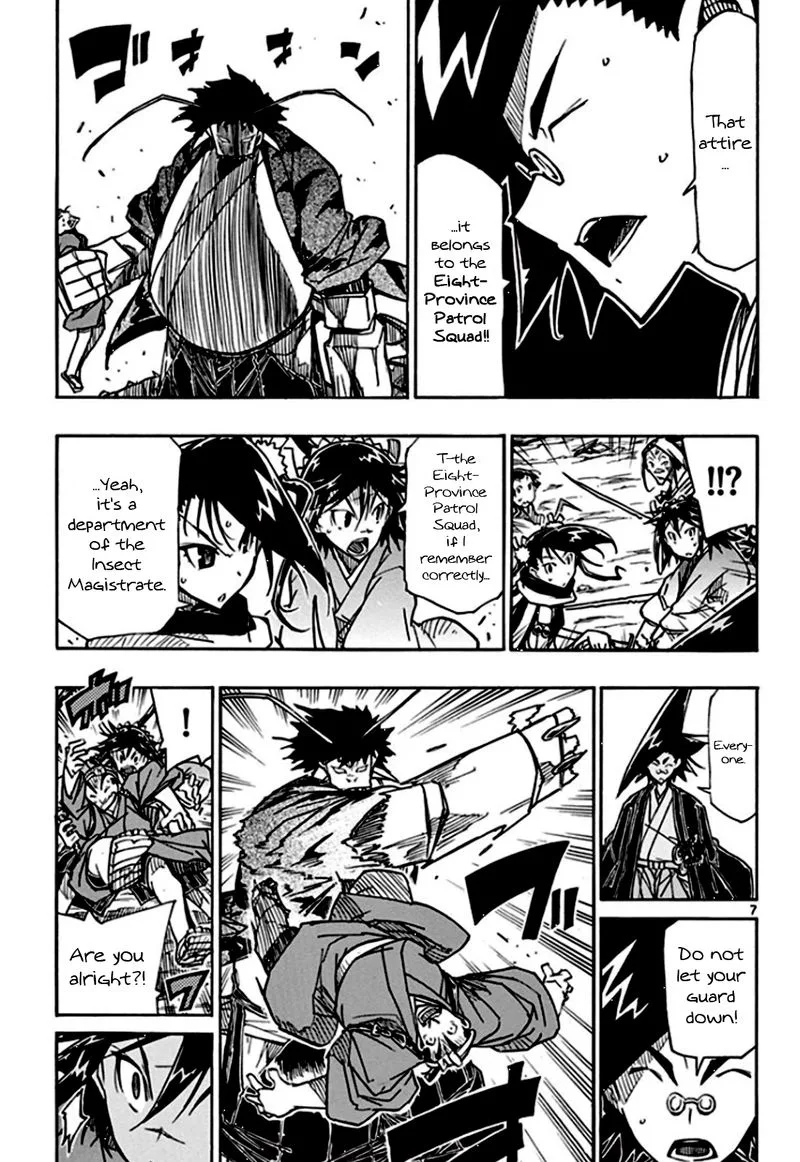 Joujuu Senjin!! Mushibugyo Chapter 132 page 7