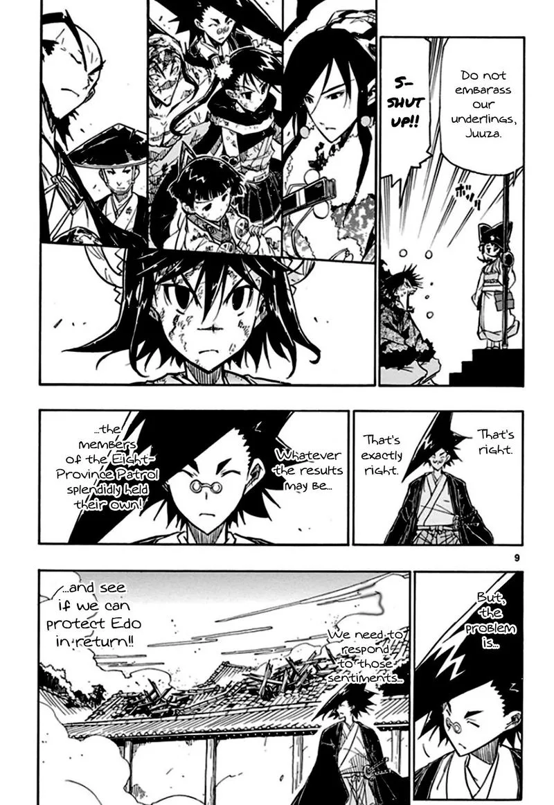 Joujuu Senjin!! Mushibugyo Chapter 136 page 9