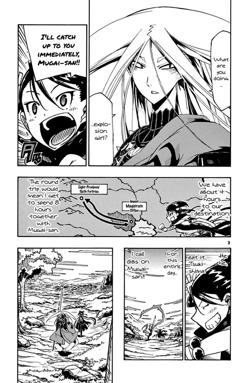 Joujuu Senjin!! Mushibugyo Chapter 138 page 3