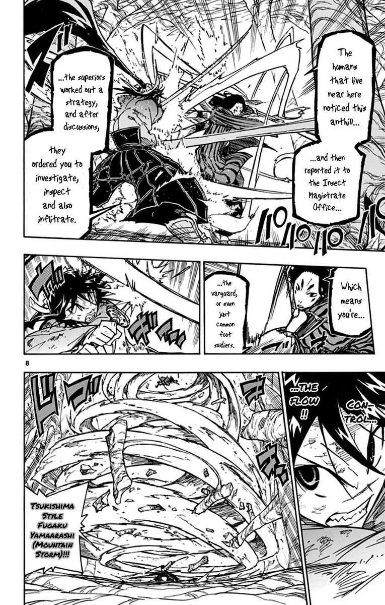 Joujuu Senjin!! Mushibugyo Chapter 155 page 8