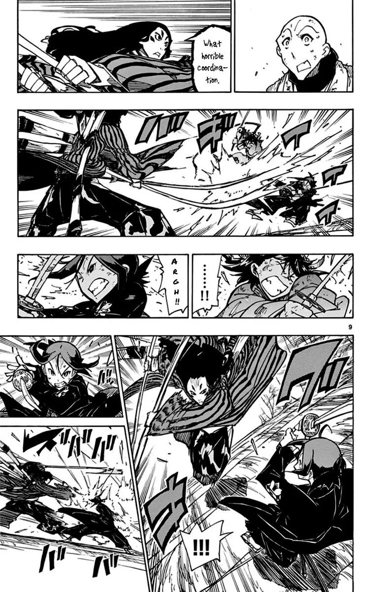 Joujuu Senjin!! Mushibugyo Chapter 156 page 9
