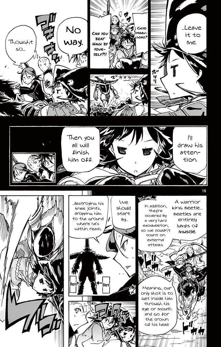Joujuu Senjin!! Mushibugyo Chapter 159 page 15