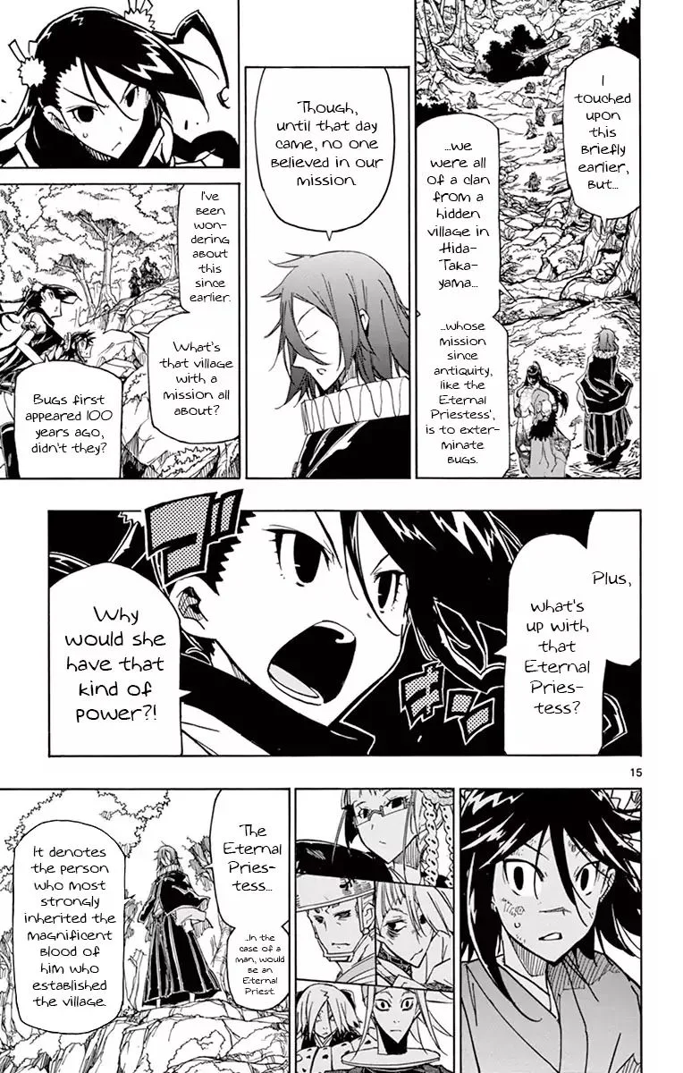 Joujuu Senjin!! Mushibugyo Chapter 165 page 15