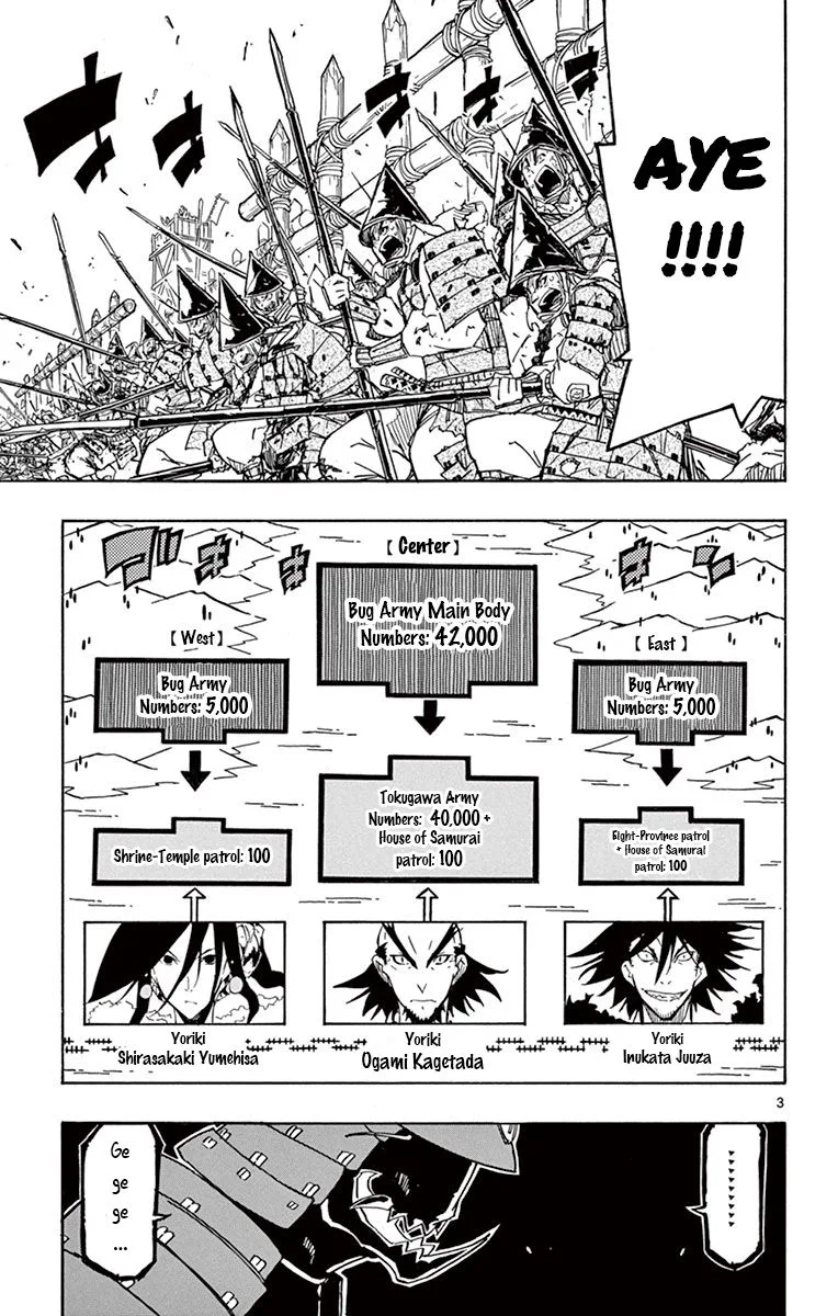 Joujuu Senjin!! Mushibugyo Chapter 185 page 3