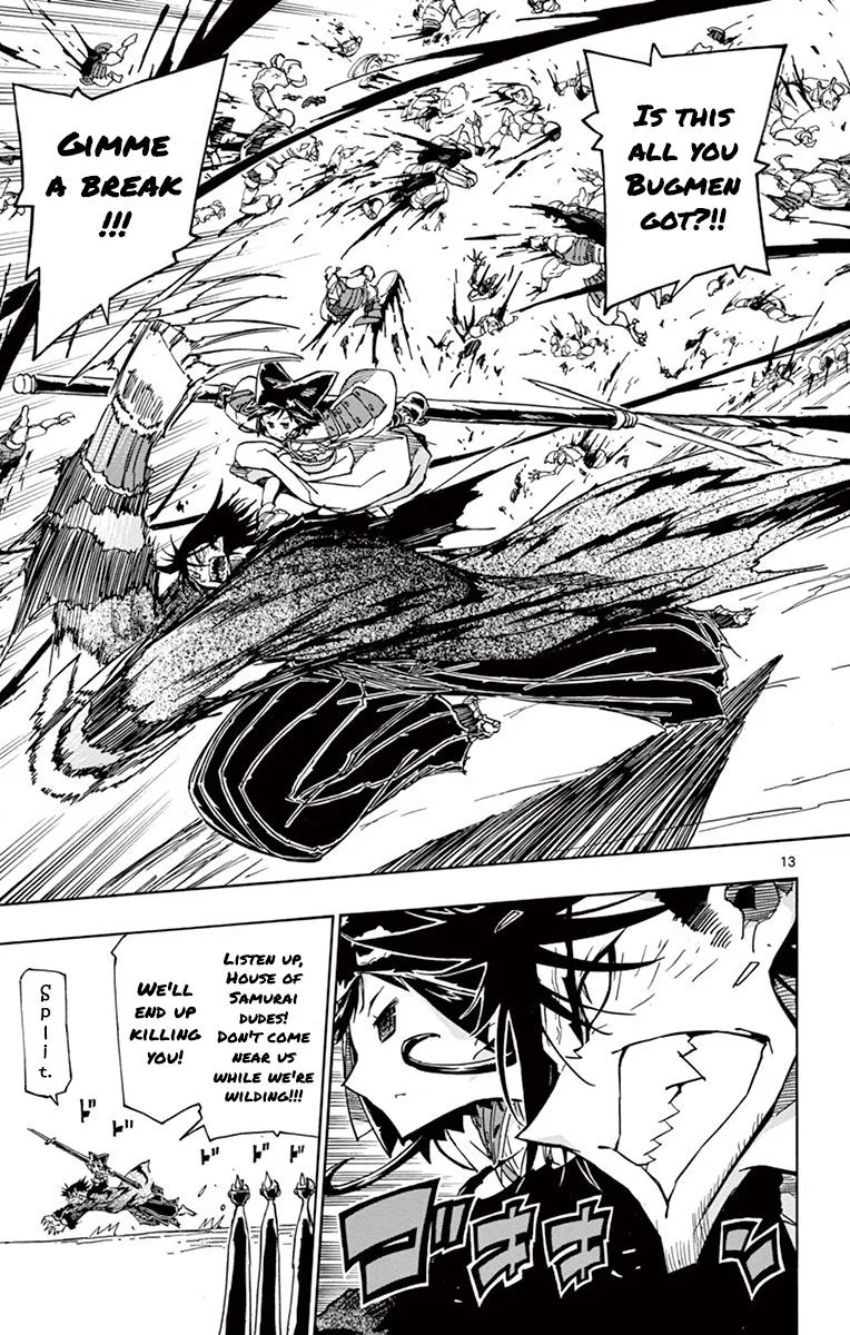 Joujuu Senjin!! Mushibugyo Chapter 185 page 13