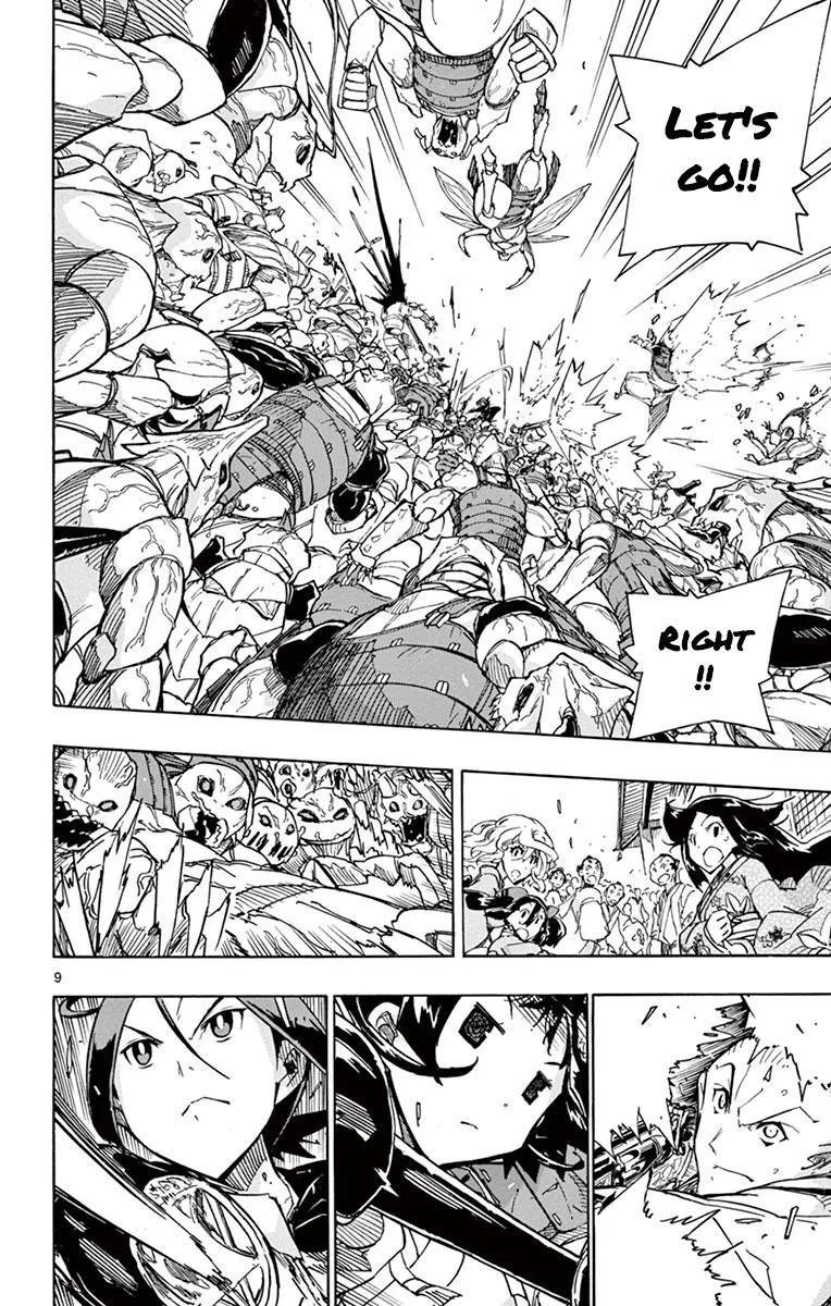 Joujuu Senjin!! Mushibugyo Chapter 189 page 9