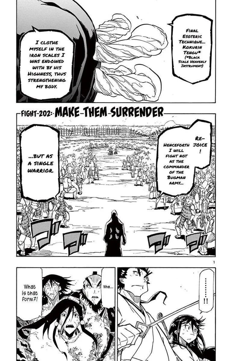 Joujuu Senjin!! Mushibugyo Chapter 202 page 1