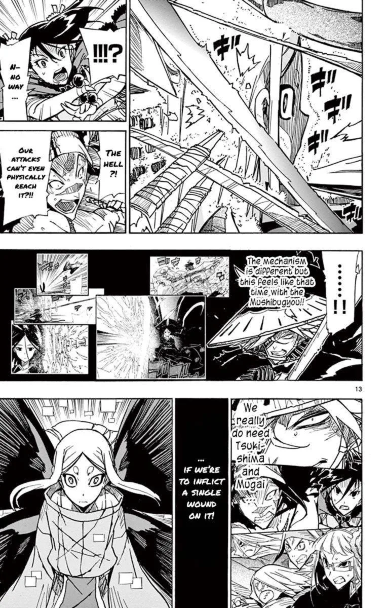 Joujuu Senjin!! Mushibugyo Chapter 222 page 13