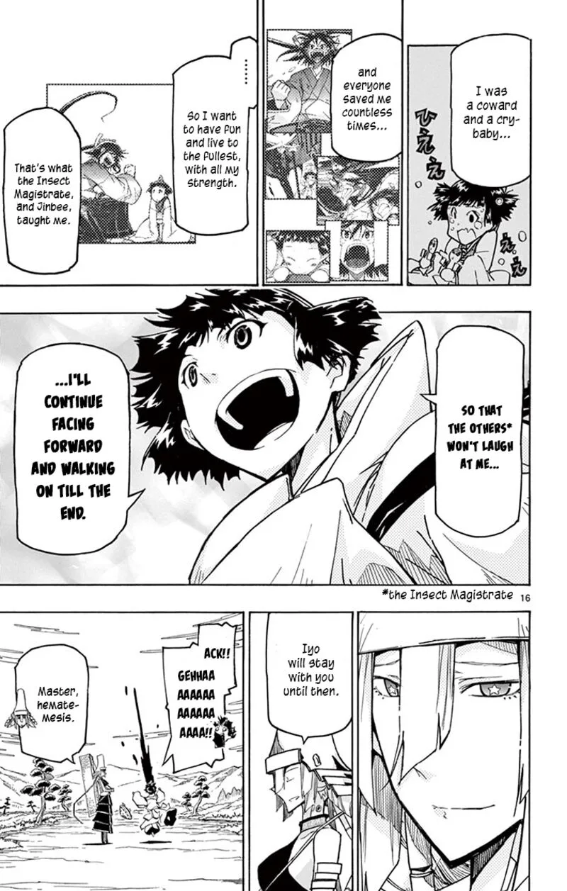Joujuu Senjin!! Mushibugyo Chapter 316 page 16