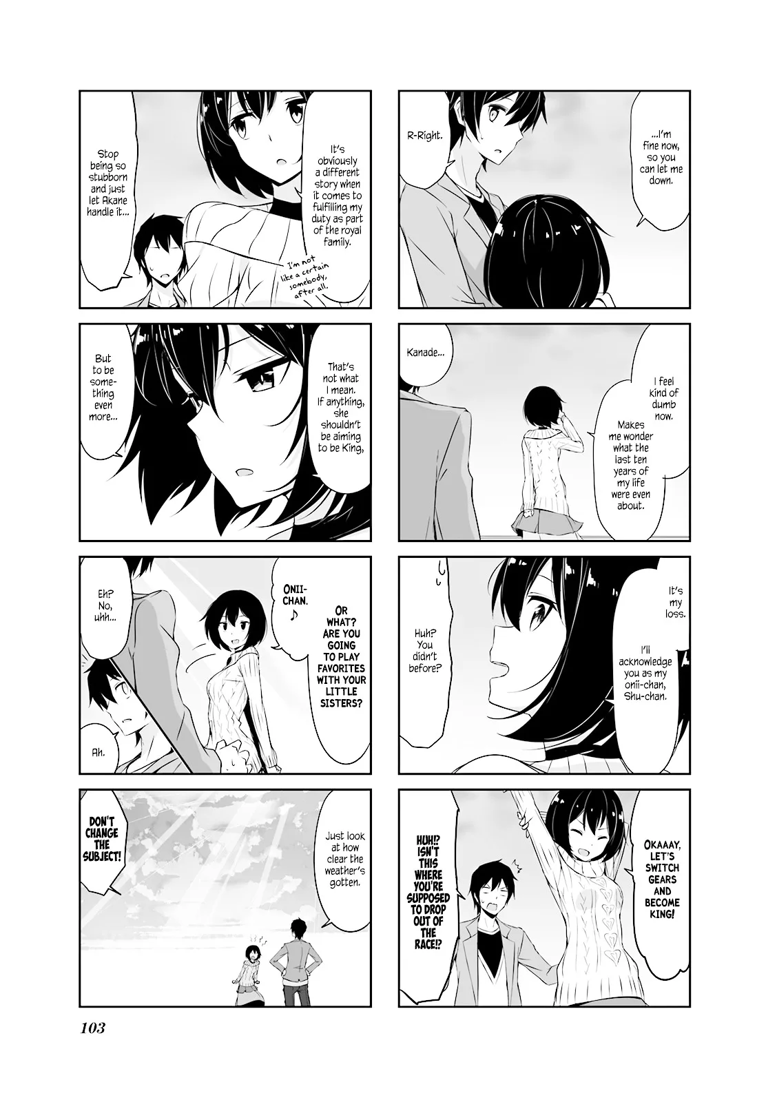 Joukamachi no Dandelion Chapter 30 page 9
