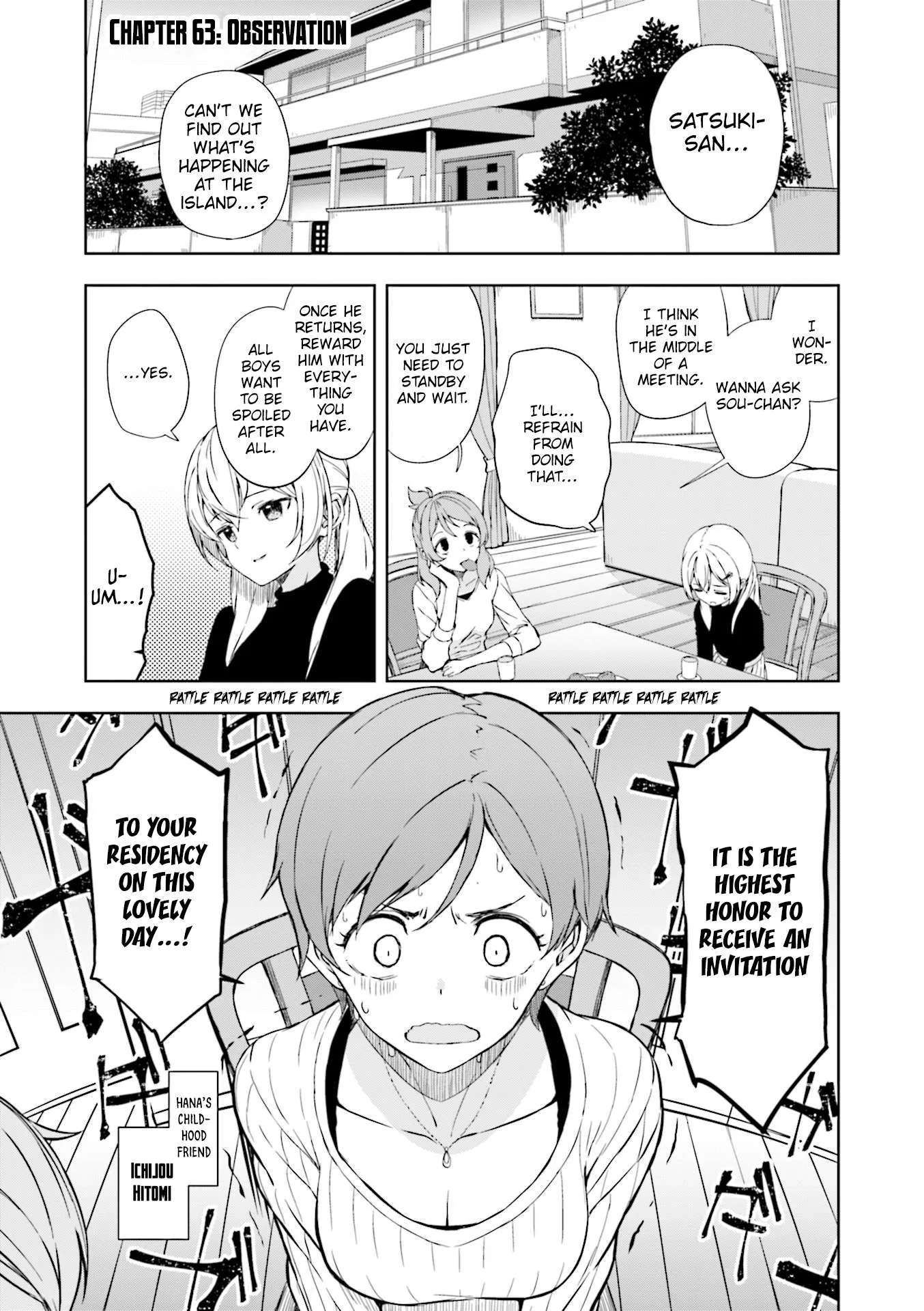Joukamachi no Dandelion Chapter 63 page 3