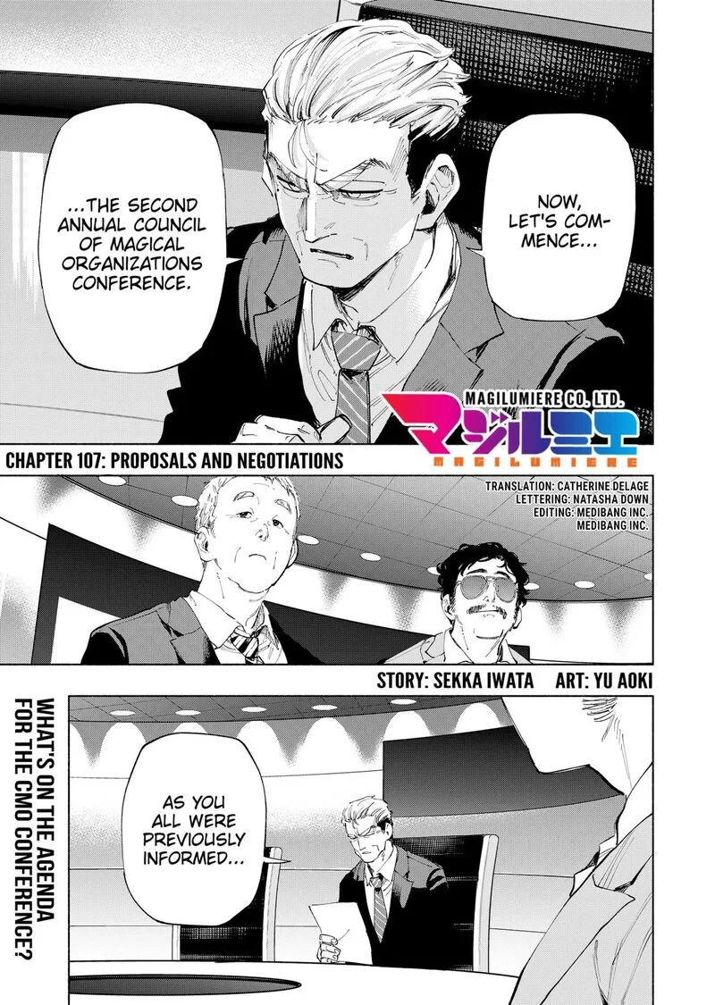 Kabushiki Gaisha MagiLumiere Chapter 107 page 1