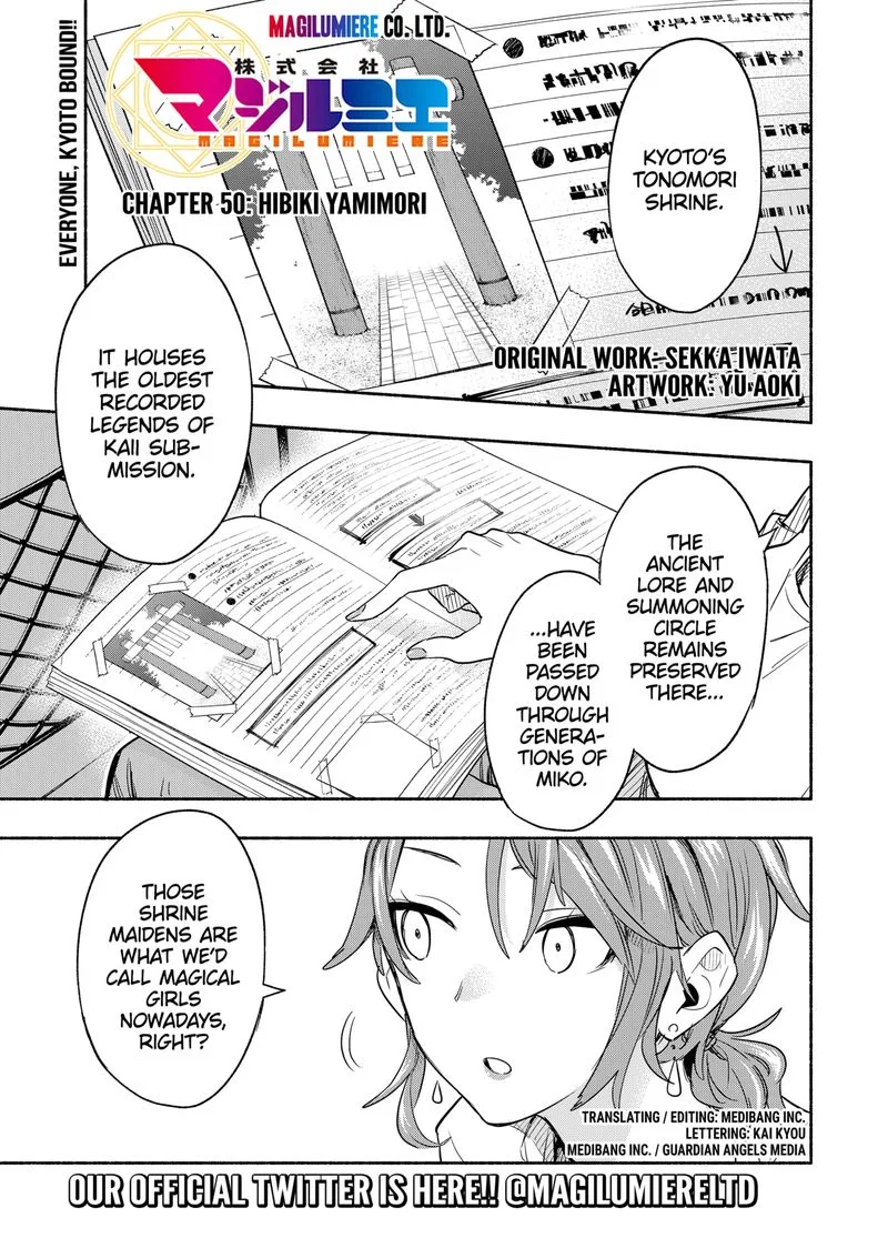 Kabushiki Gaisha MagiLumiere Chapter 50 page 1