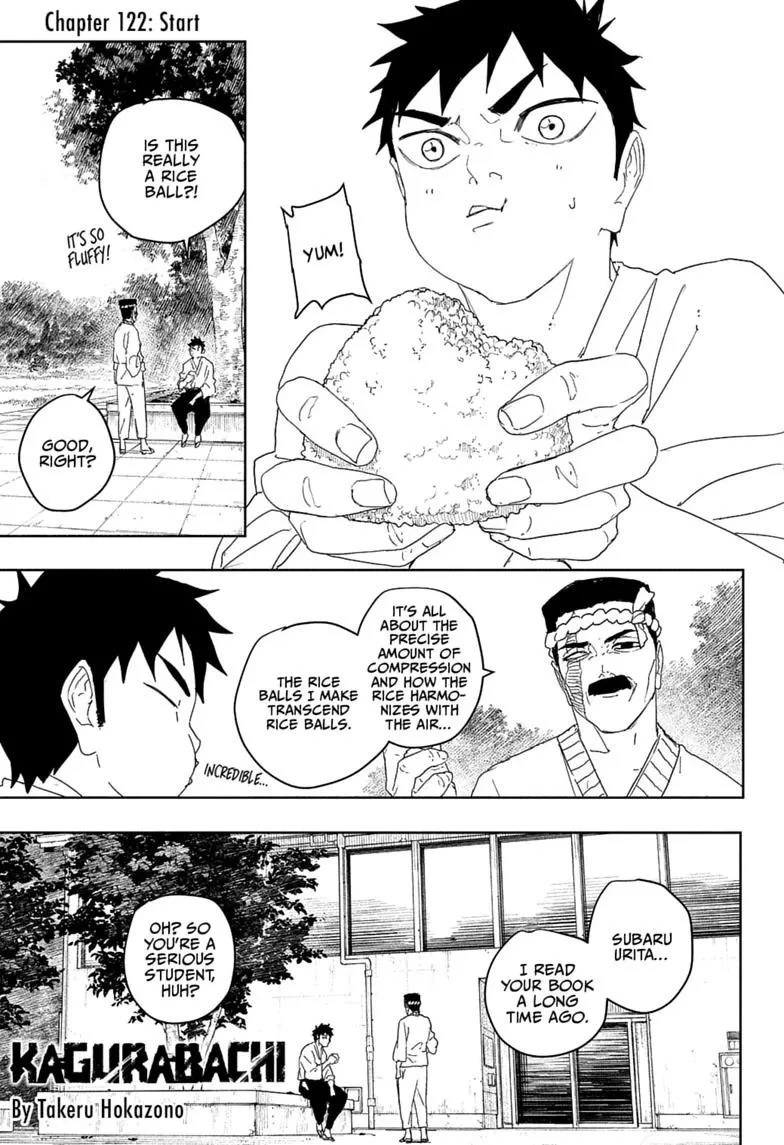 Kagurabachi Chapter 122 page 1