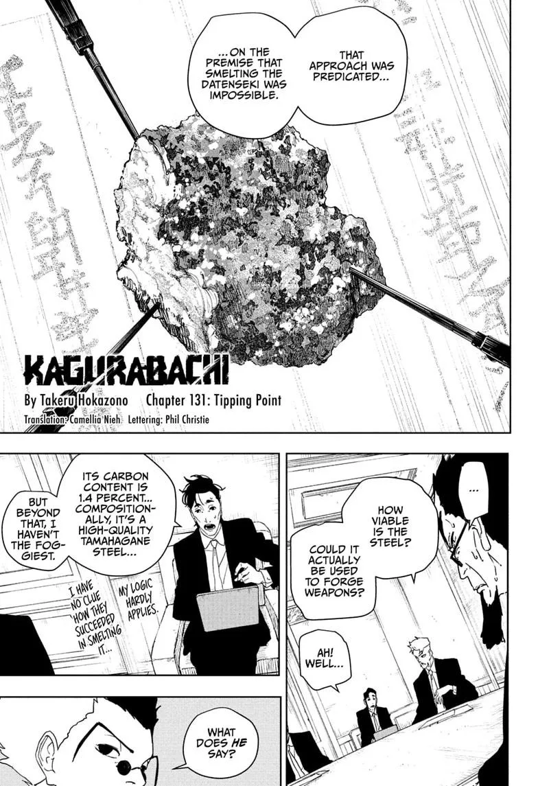 Kagurabachi Chapter 131 page 3