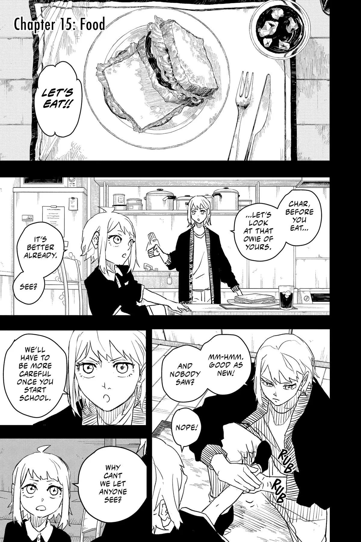 Kagurabachi Chapter 15 page 1