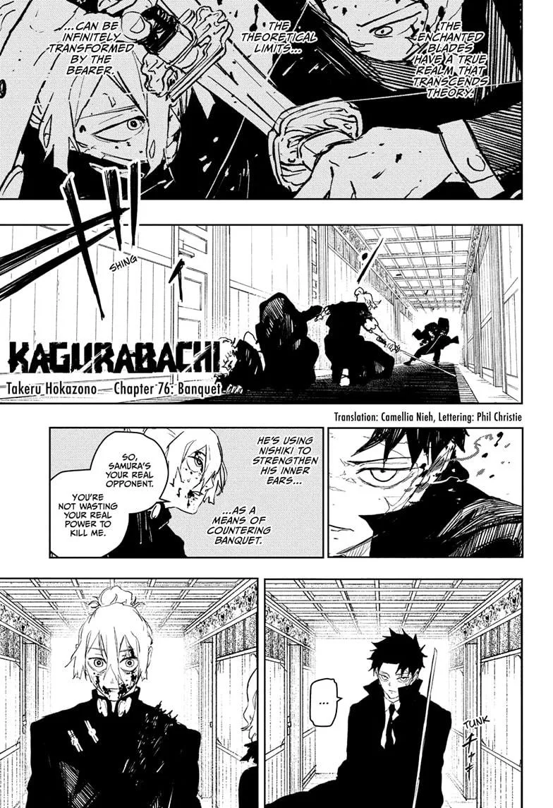 Kagurabachi Chapter 76 page 1