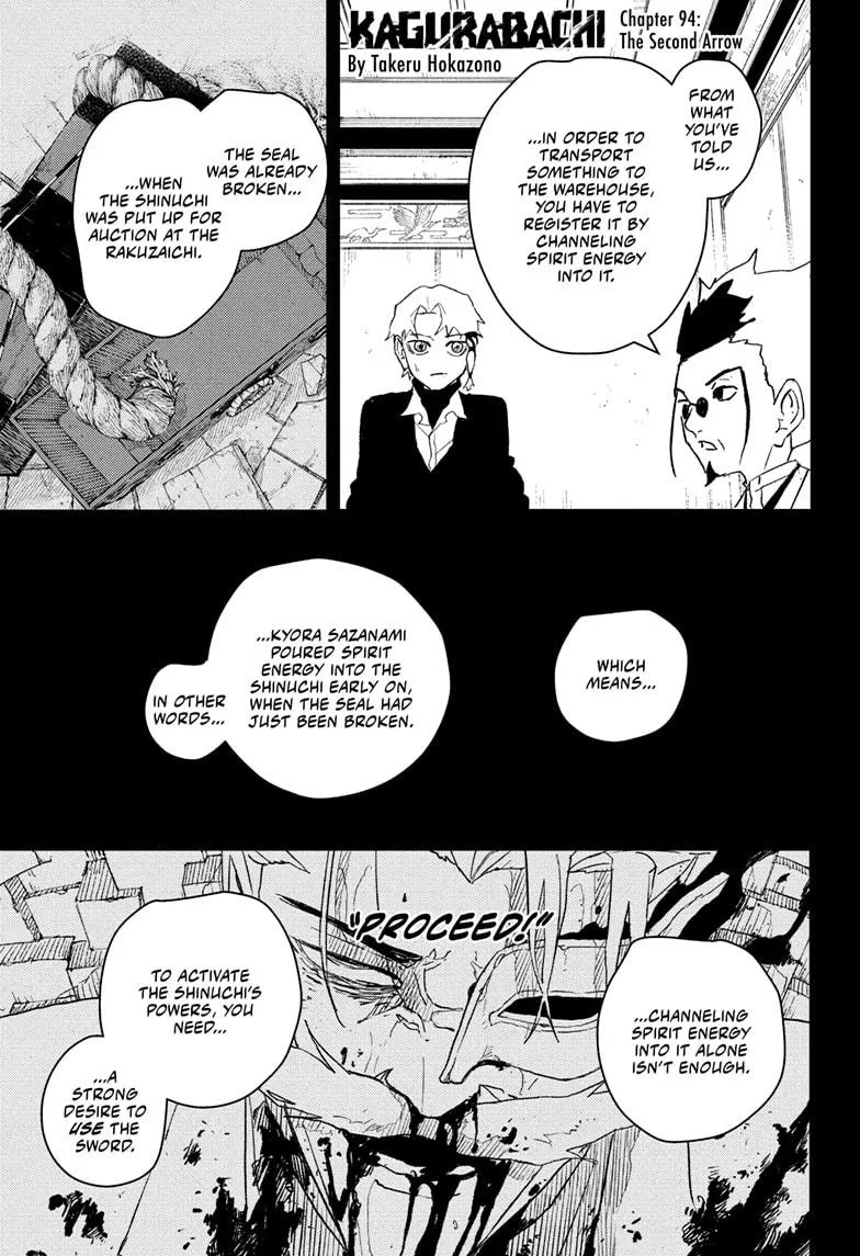 Kagurabachi Chapter 94 page 1