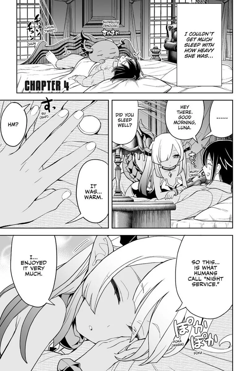 Kaibutsu-tachi wo Suberu Mono Chapter 4 page 1