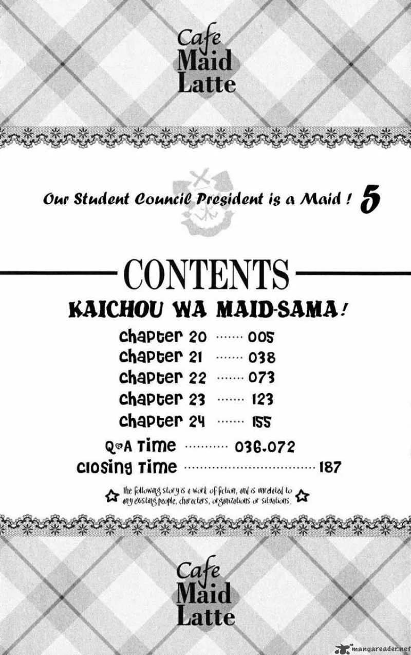 Kaichou wa Maid-sama! Chapter 20 page 5
