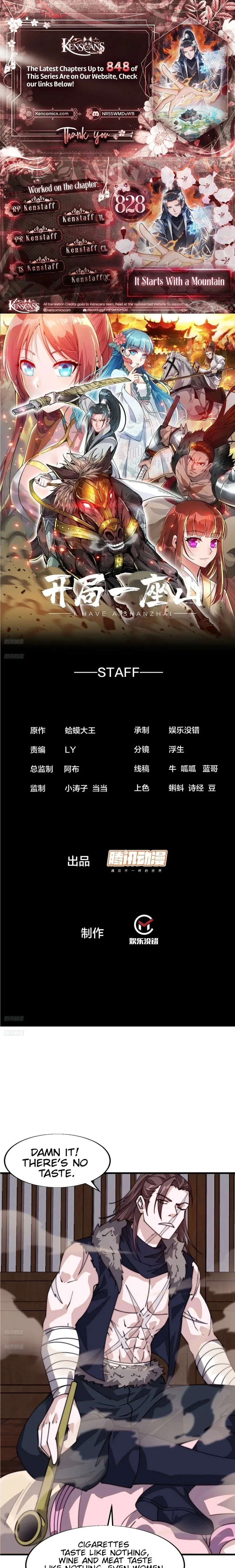 Kaiju Yi Zuo Shan Chapter 828 page 1
