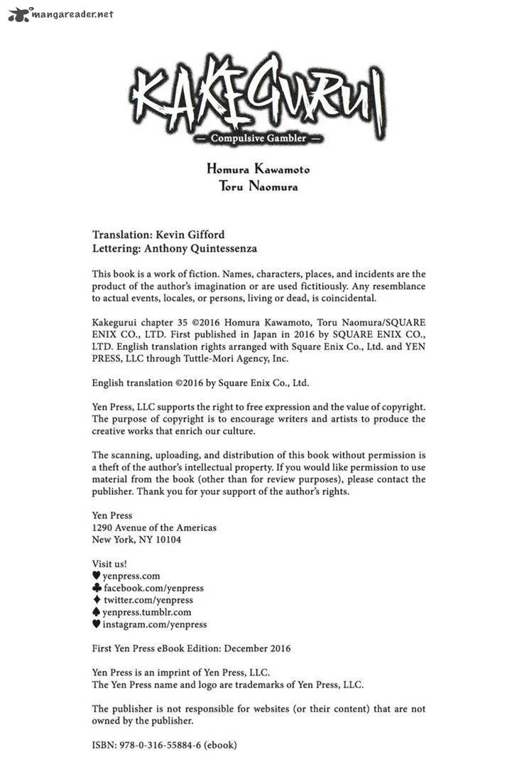 Kakegurui Chapter 35 page 44