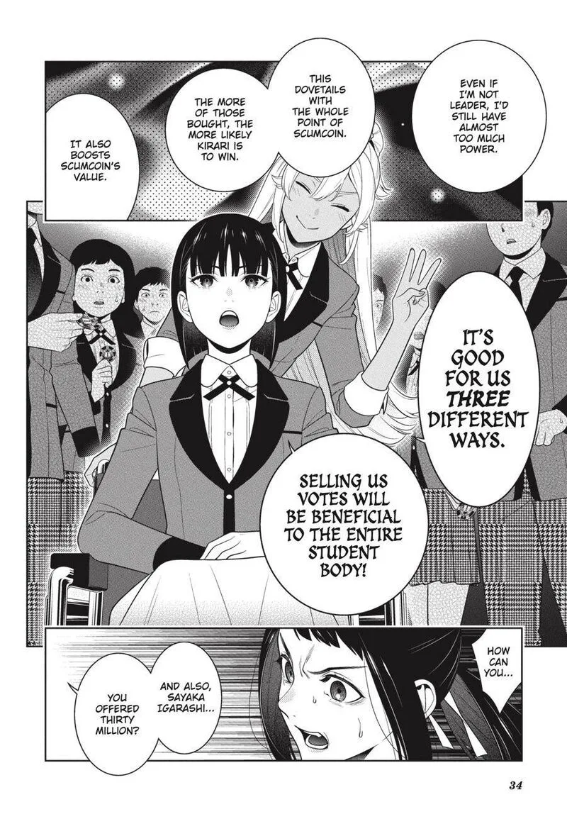 Kakegurui Chapter 90 page 34