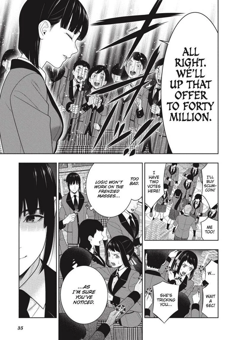 Kakegurui Chapter 90 page 35