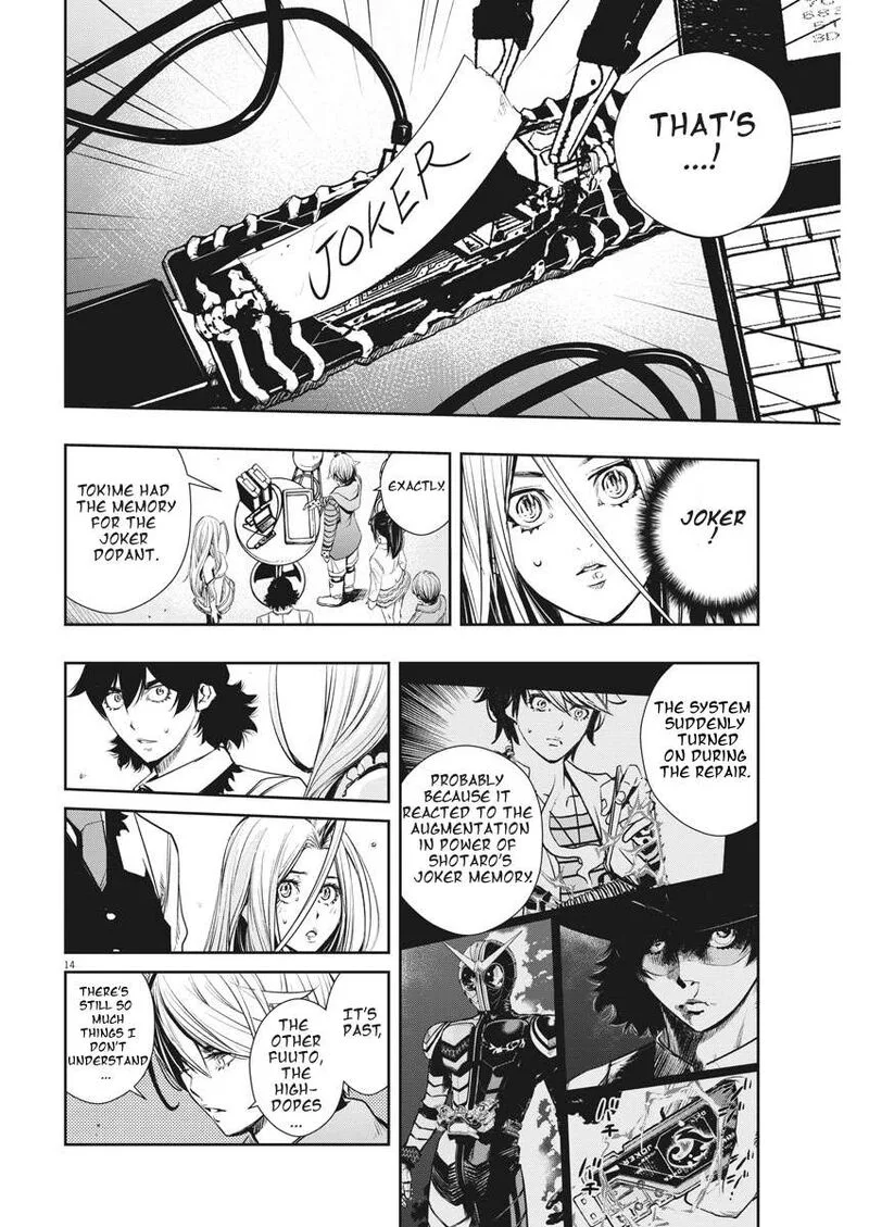 Kamen Rider W: Fuuto Tantei Chapter 37 page 14