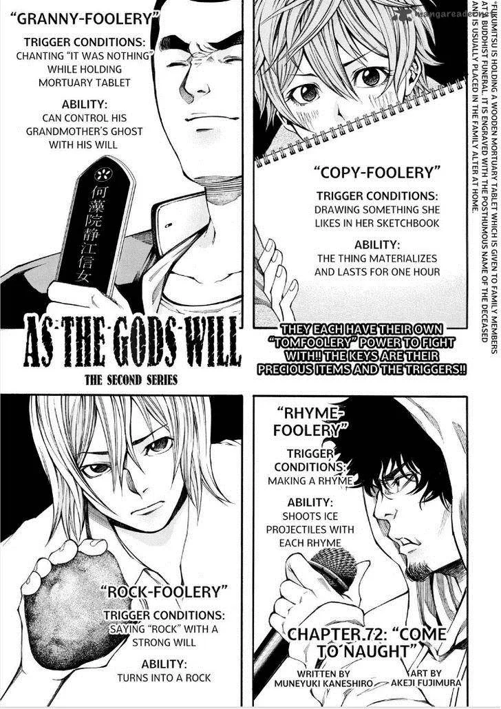 Kamisama no Iutoori II Chapter 72 page 1