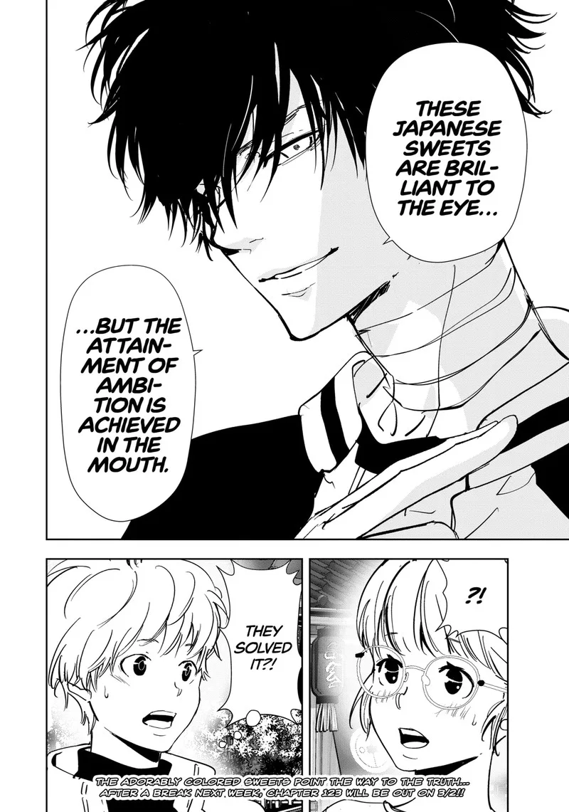 Kamonohashi Ron no Kindan Suiri Chapter 122 page 21