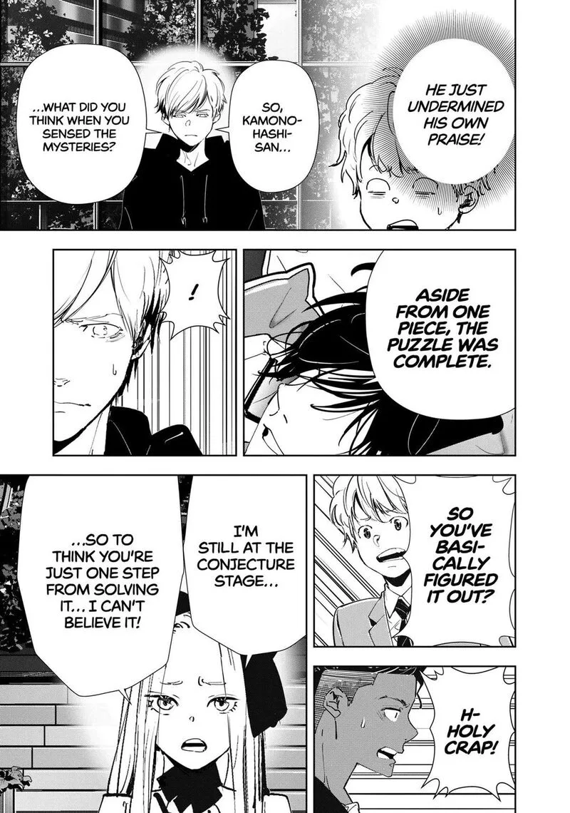 Kamonohashi Ron no Kindan Suiri Chapter 143 page 13