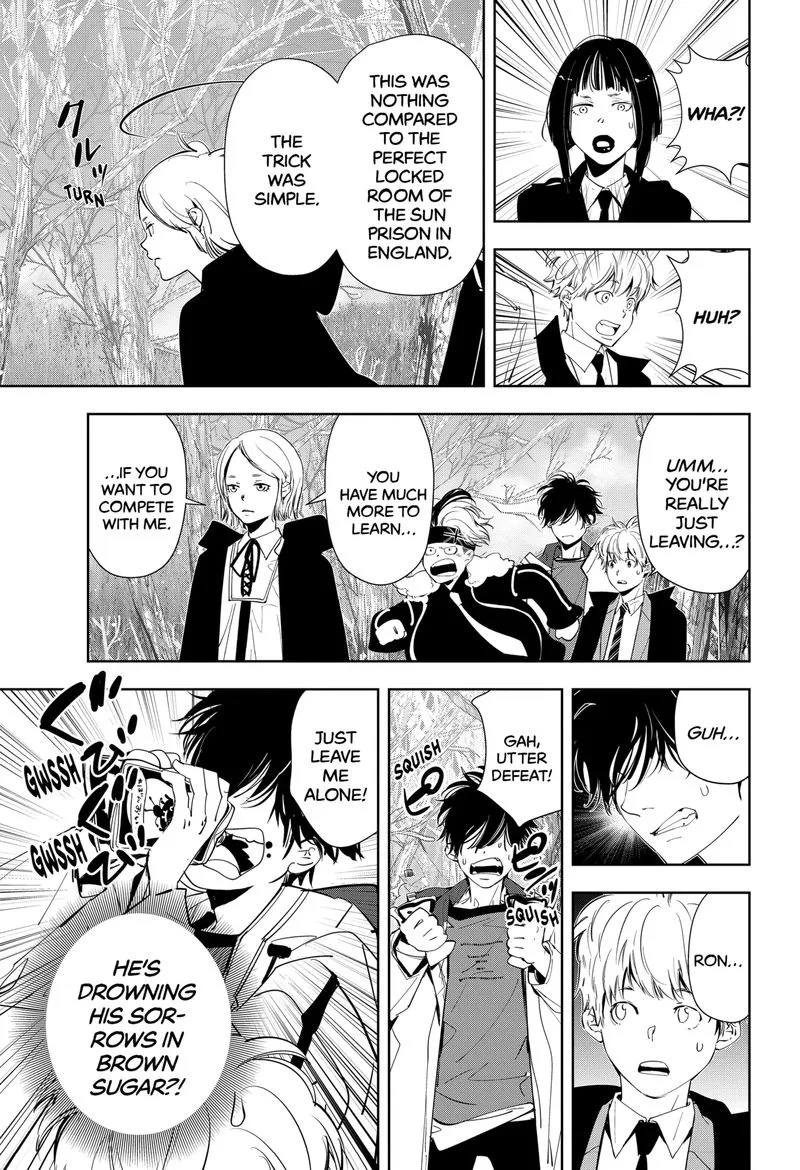 Kamonohashi Ron no Kindan Suiri Chapter 53 page 13