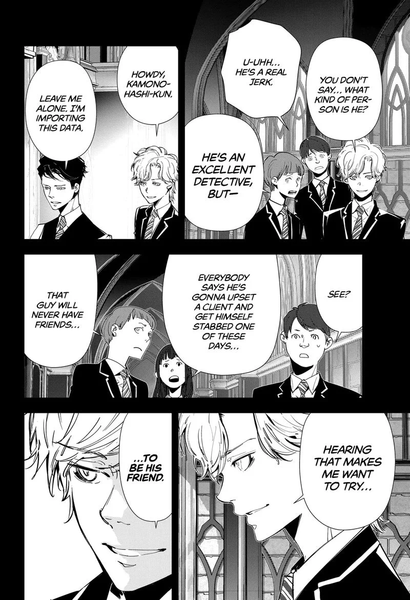 Kamonohashi Ron no Kindan Suiri Chapter 74 page 10