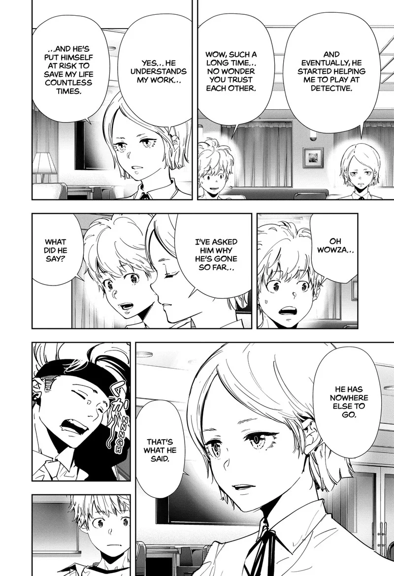 Kamonohashi Ron no Kindan Suiri Chapter 83 page 14