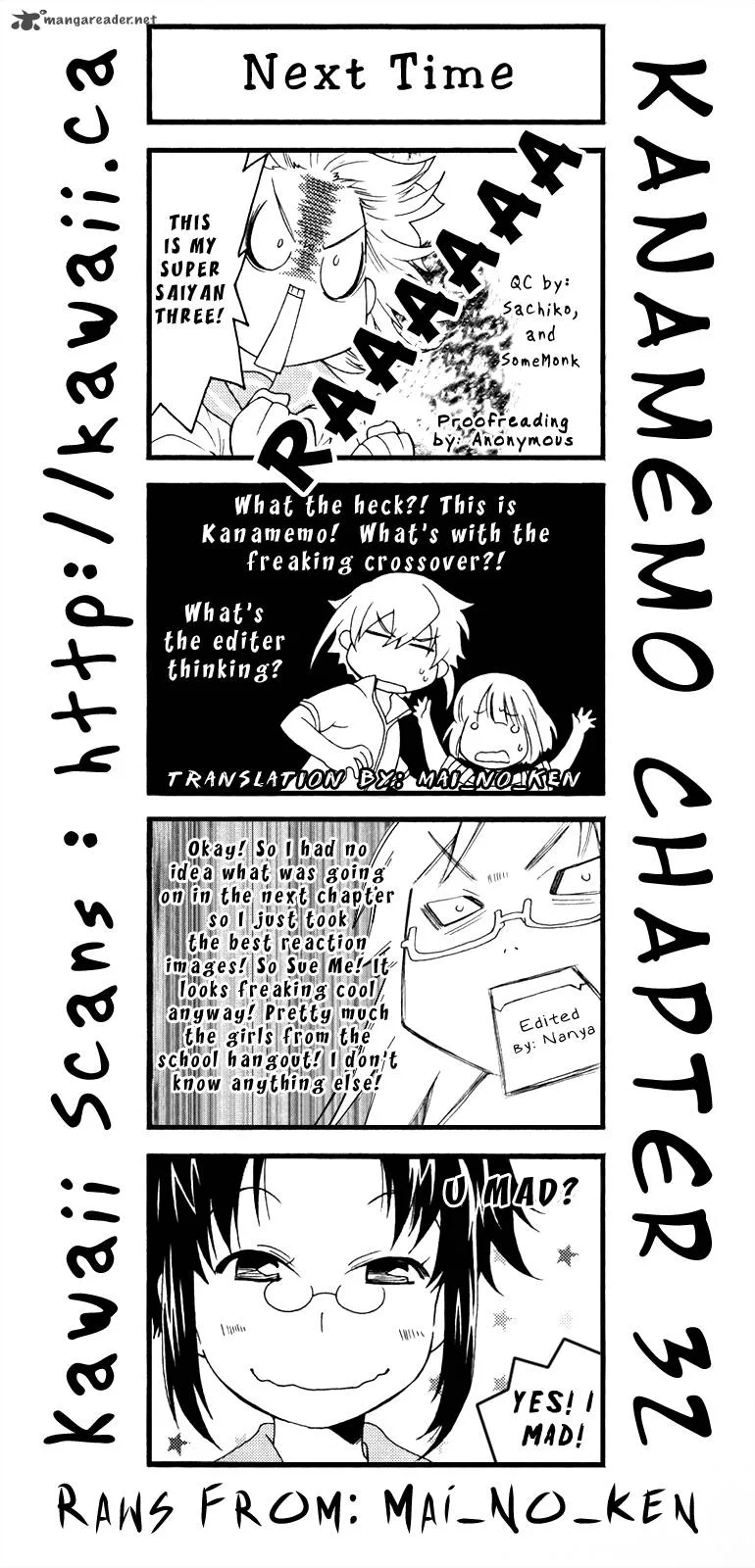Kanamemo Chapter 32 page 1