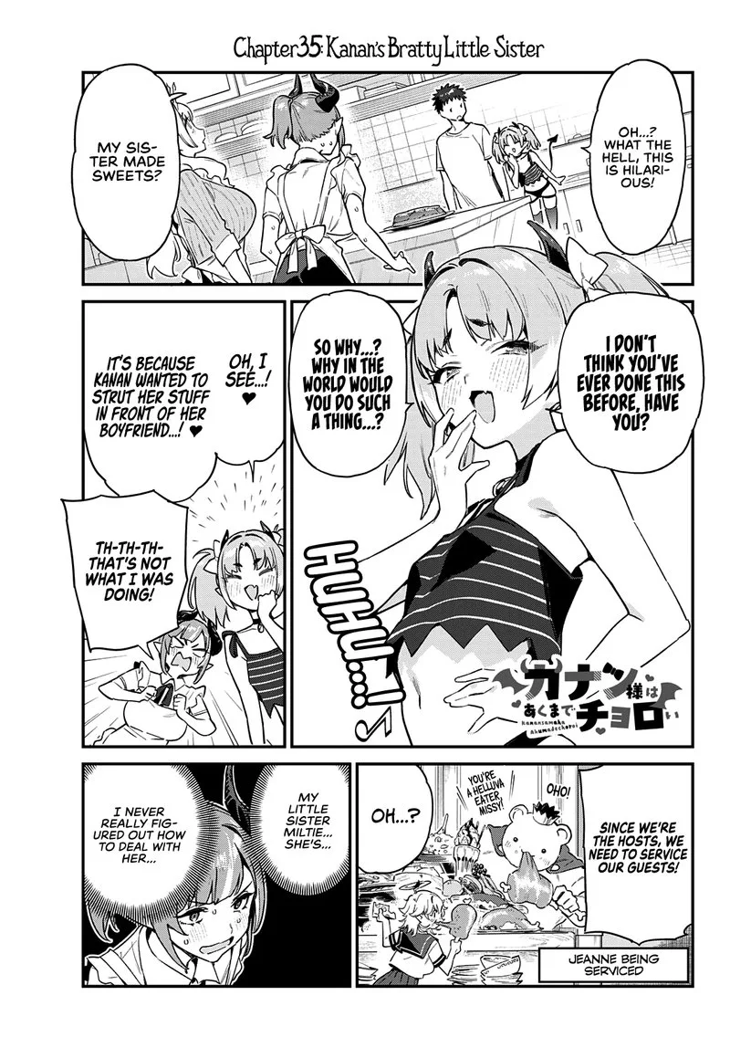 Kanan-sama wa Akumade Choroi Chapter 35 page 1