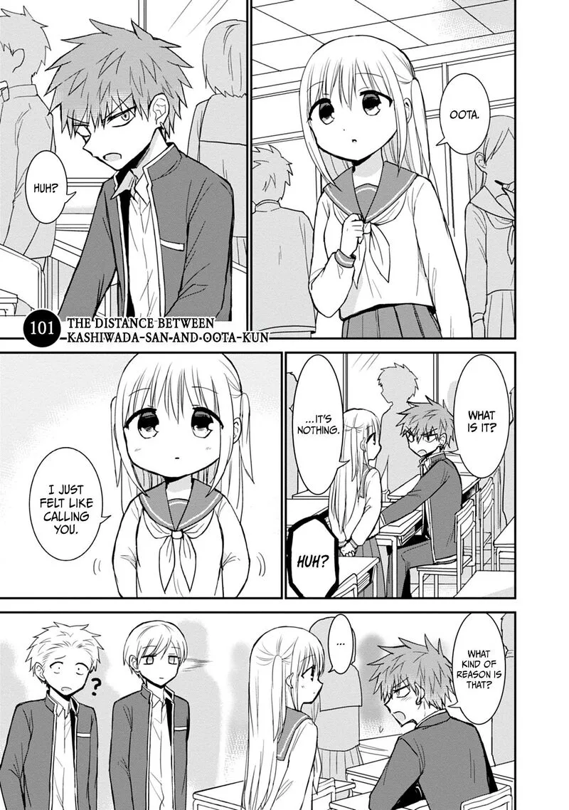 Kao ni denai Kashiwada-san to Kao ni deru Ota-kun Chapter 101 page 2