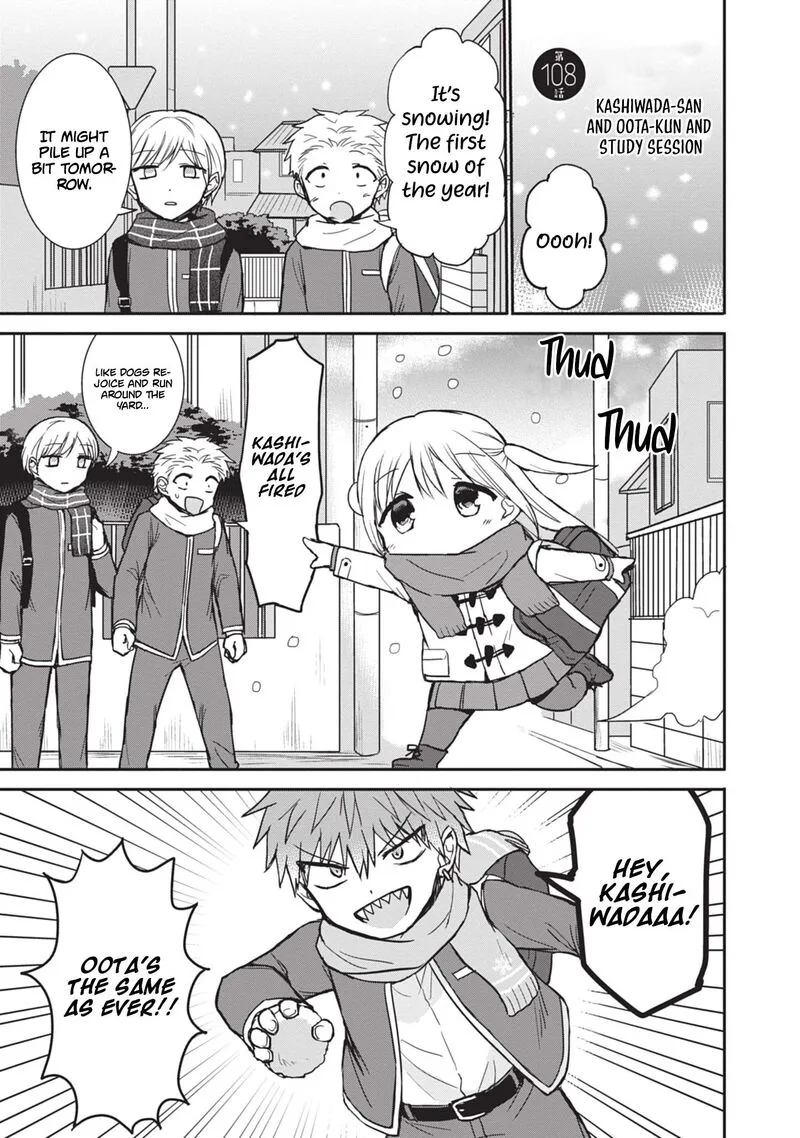 Kao ni denai Kashiwada-san to Kao ni deru Ota-kun Chapter 108 page 1