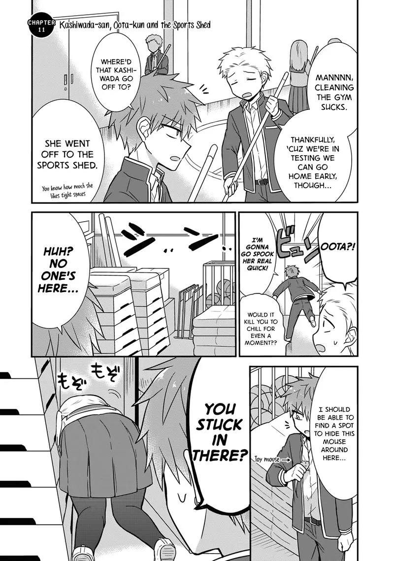 Kao ni denai Kashiwada-san to Kao ni deru Ota-kun Chapter 11 page 1