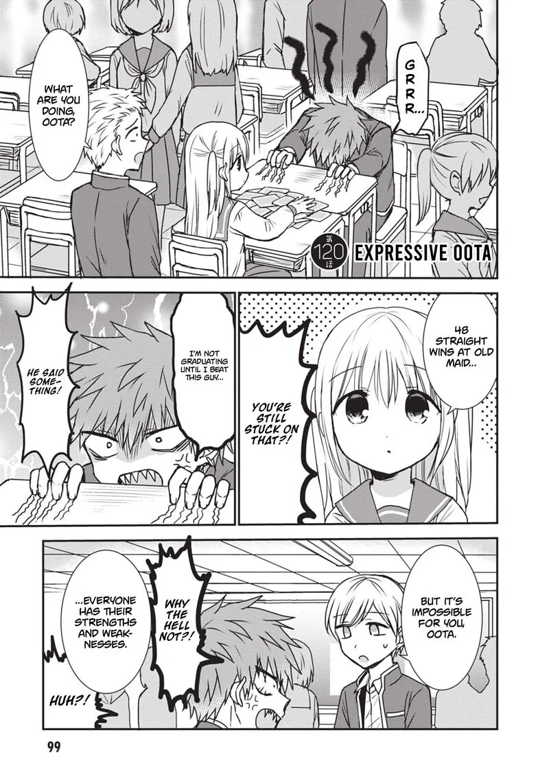 Kao ni denai Kashiwada-san to Kao ni deru Ota-kun Chapter 120 page 2